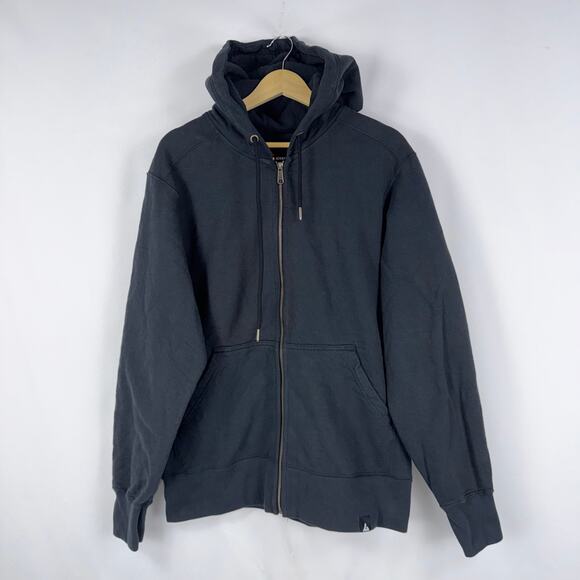 NWOT American Giant Classic Heavyweight Full Zip Hoodie Sweatshirt Large Black